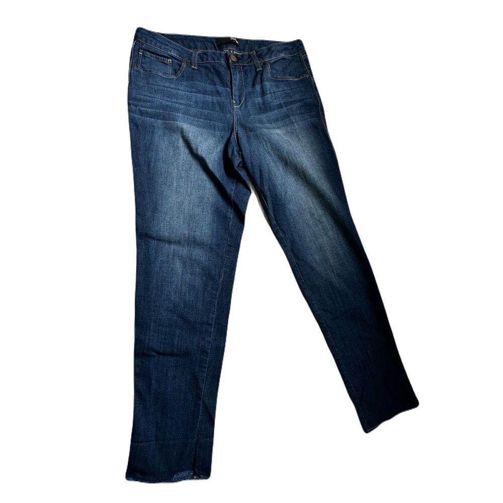 Angels Forever Young AB-Perfect Skinny Jeans Womens Size 14 Blue High Rise